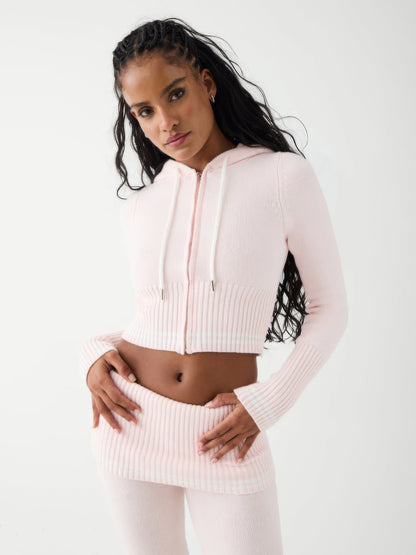 Aveline | Tweedelige Ribgebreide Set