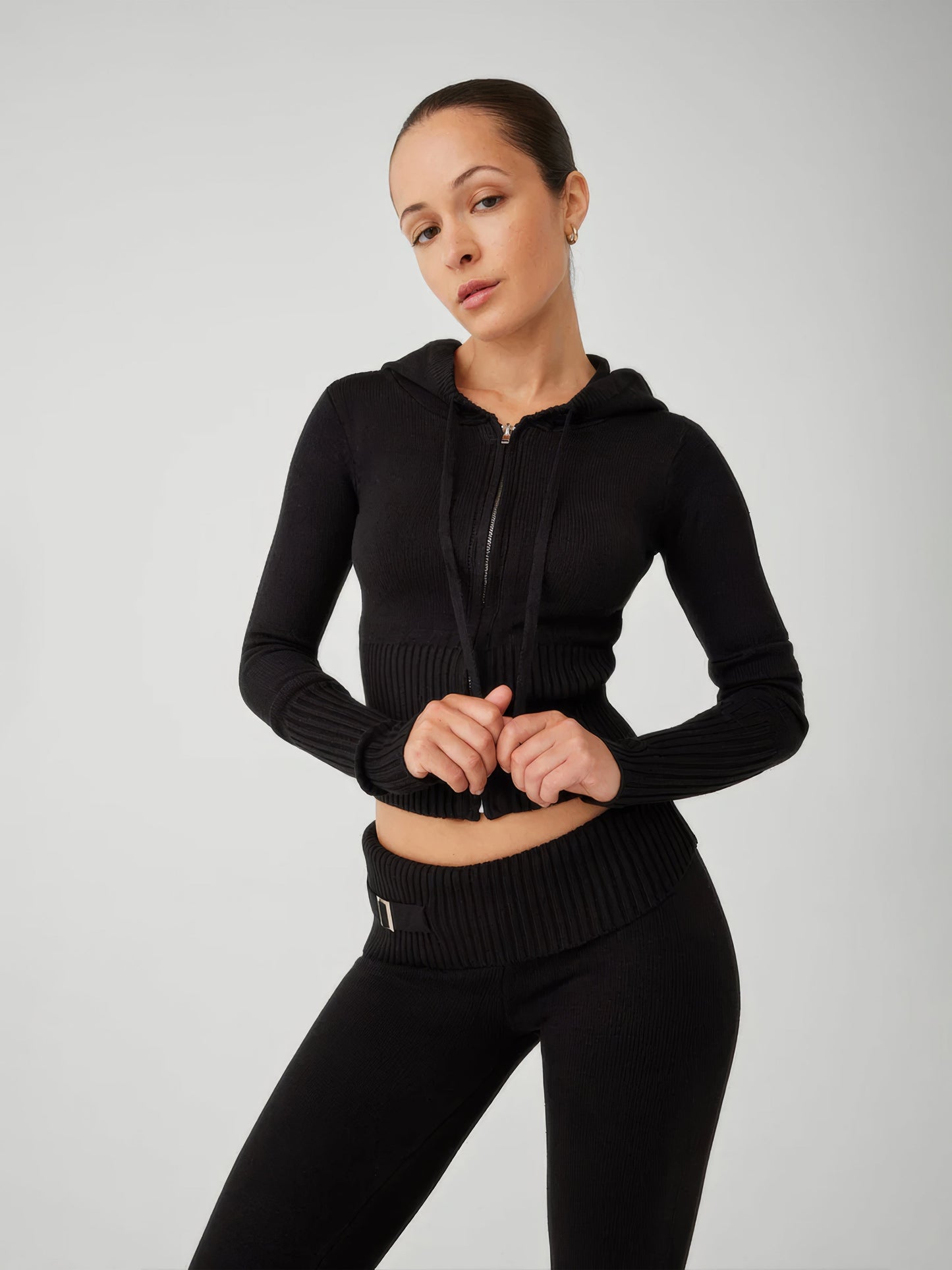 Aveline | Tweedelige Ribgebreide Set