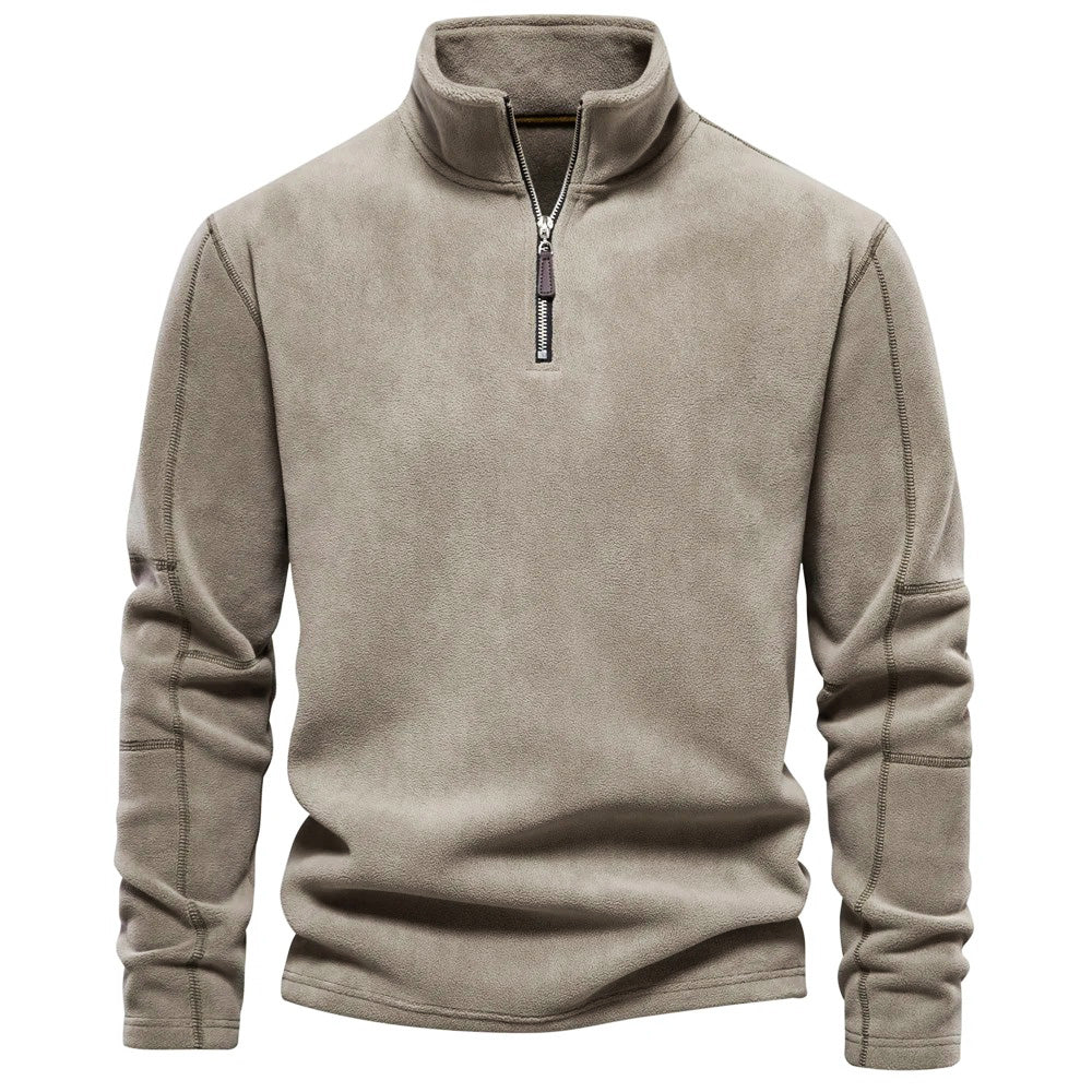 Nordcrest™ | Zacht Winter Halfzip Fleece Sweater met Ritssluiting