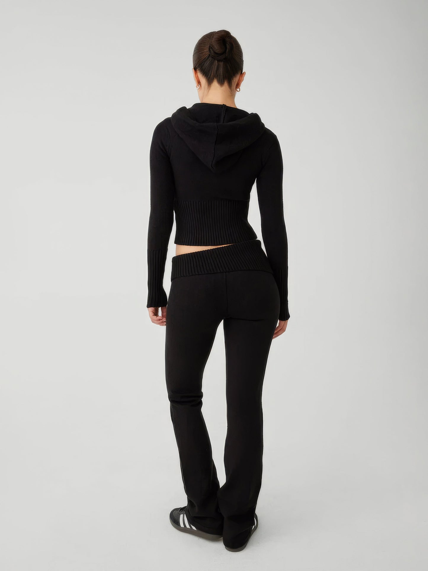 Aveline | Tweedelige Ribgebreide Set