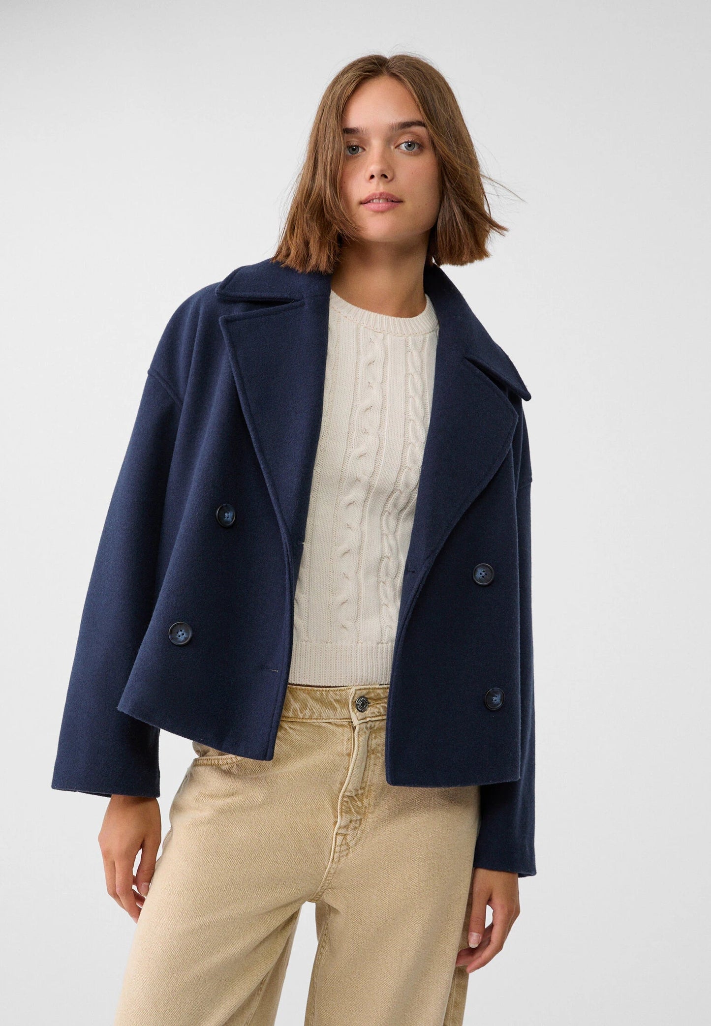 Maelis | Oversized Wollen Jas Dames