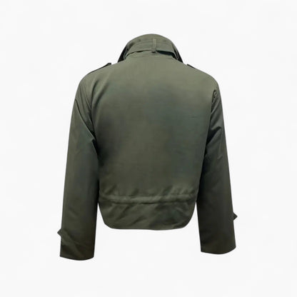 Selene | Cropped Military Jas Dames