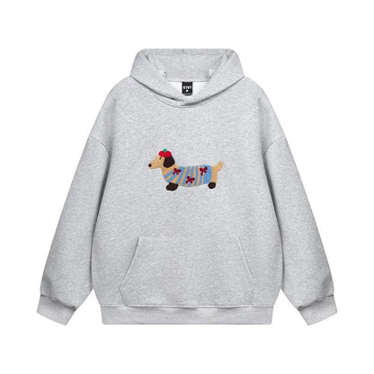Dexter | Hoodie met Hond Print Unisex