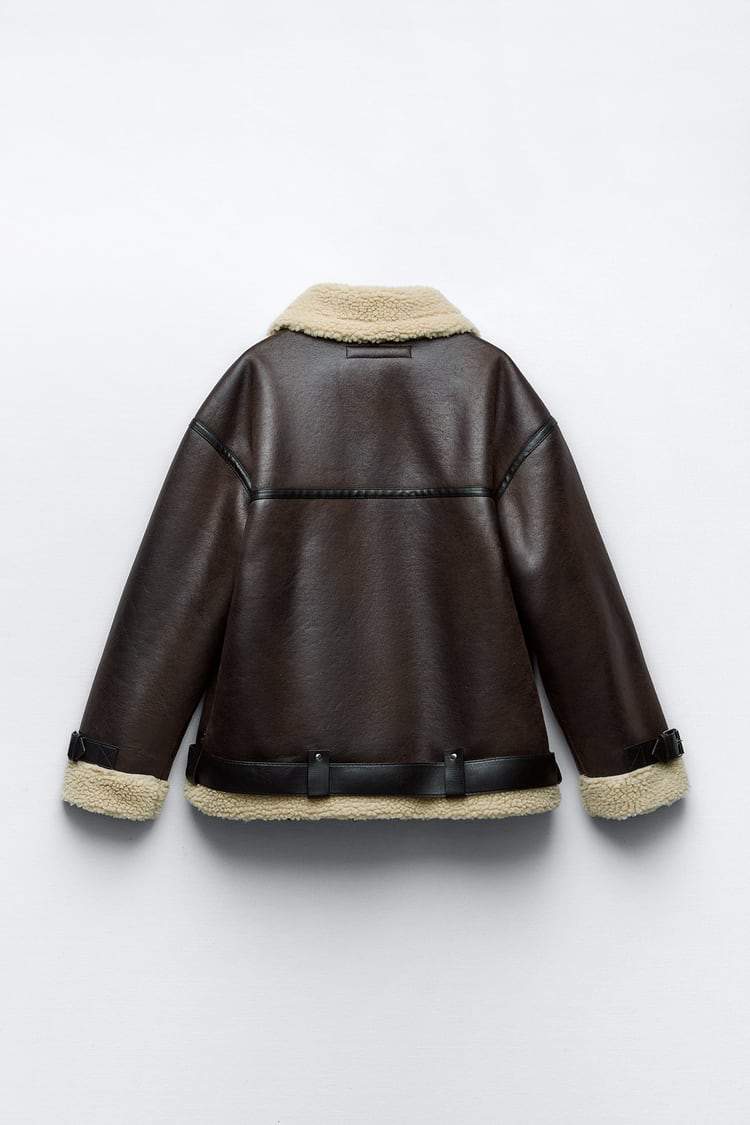 Leontine | Shearling Aviator Jas Dames