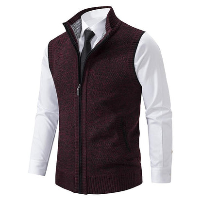 Thierry™ | Gebreide Business Bodywarmer van Hoogwaardige Wol voor Elegantie en Comfort