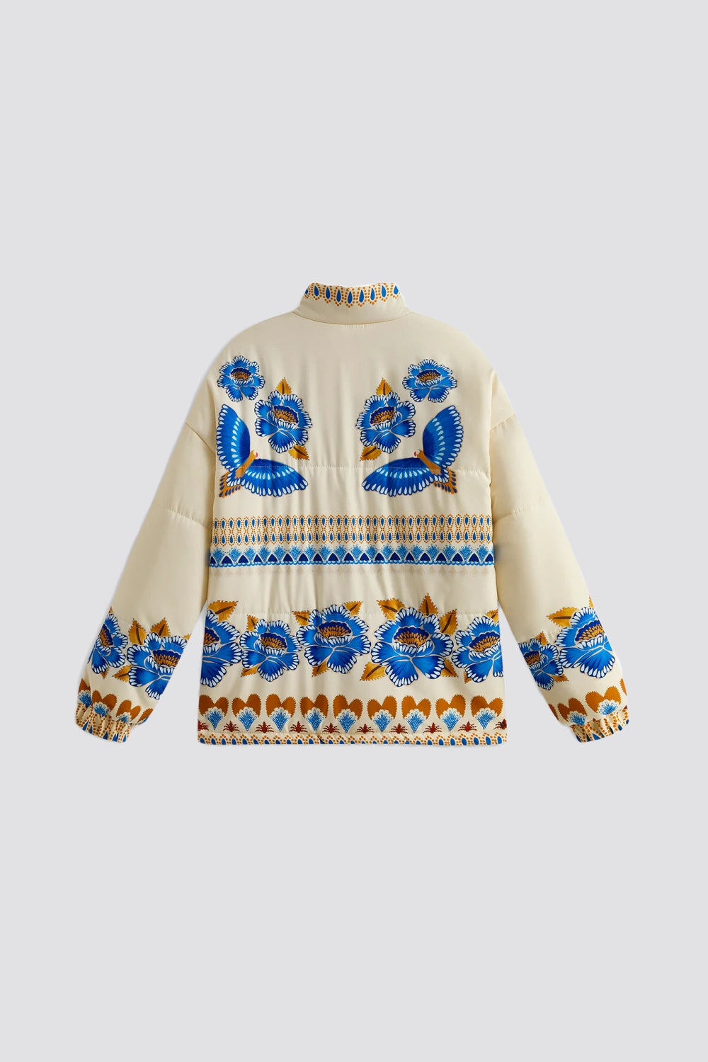 Althea | Gewatteerde Jas Met Bloemenprint