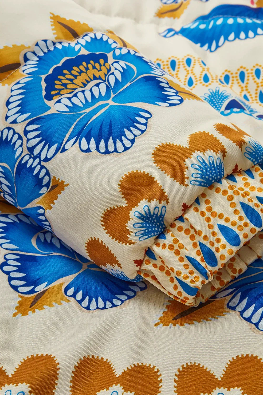 Althea | Gewatteerde Jas Met Bloemenprint