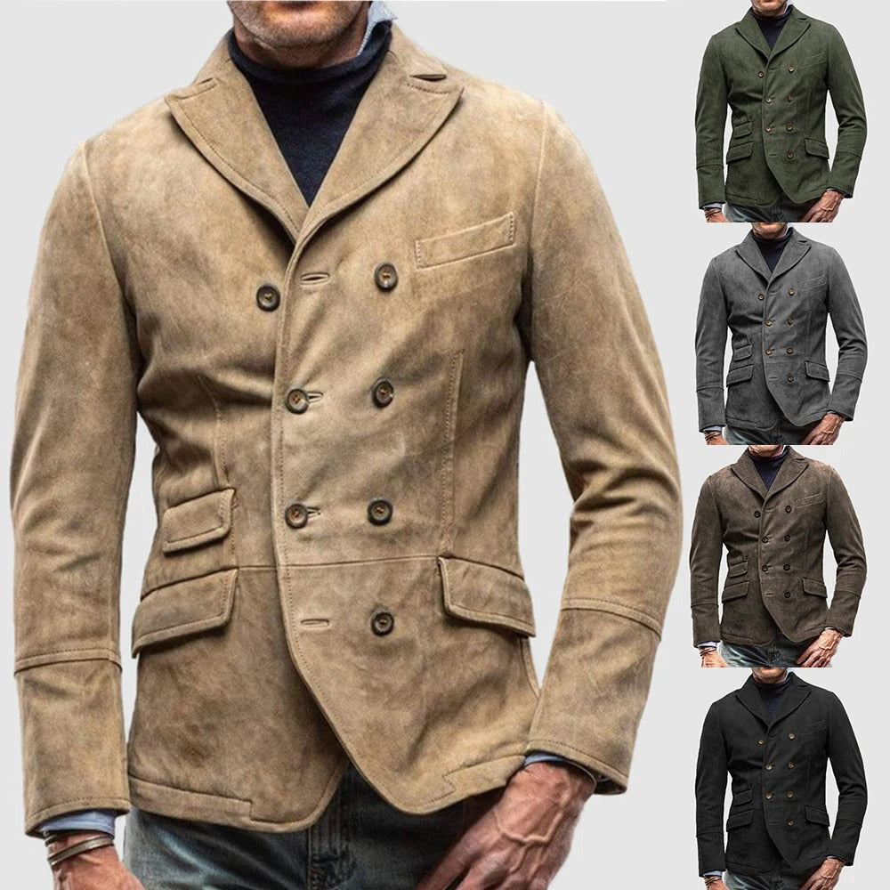 Matteo | Vintage Dubbelknoops Herenblazer