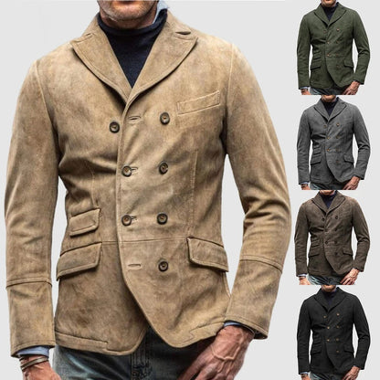 Matteo | Vintage Dubbelknoops Herenblazer