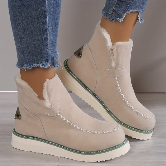 Élise | Dames Winter Boots Suède-Look