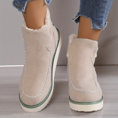 Élise | Dames Winter Boots Suède-Look