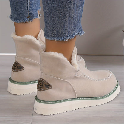 Élise | Dames Winter Boots Suède-Look