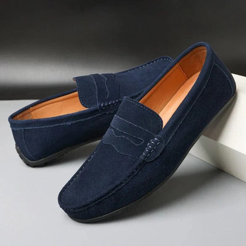 Riccardo™ | Luxe Wildleder Loafers met Gepolsterd Voetbed voor Stijl en Comfort