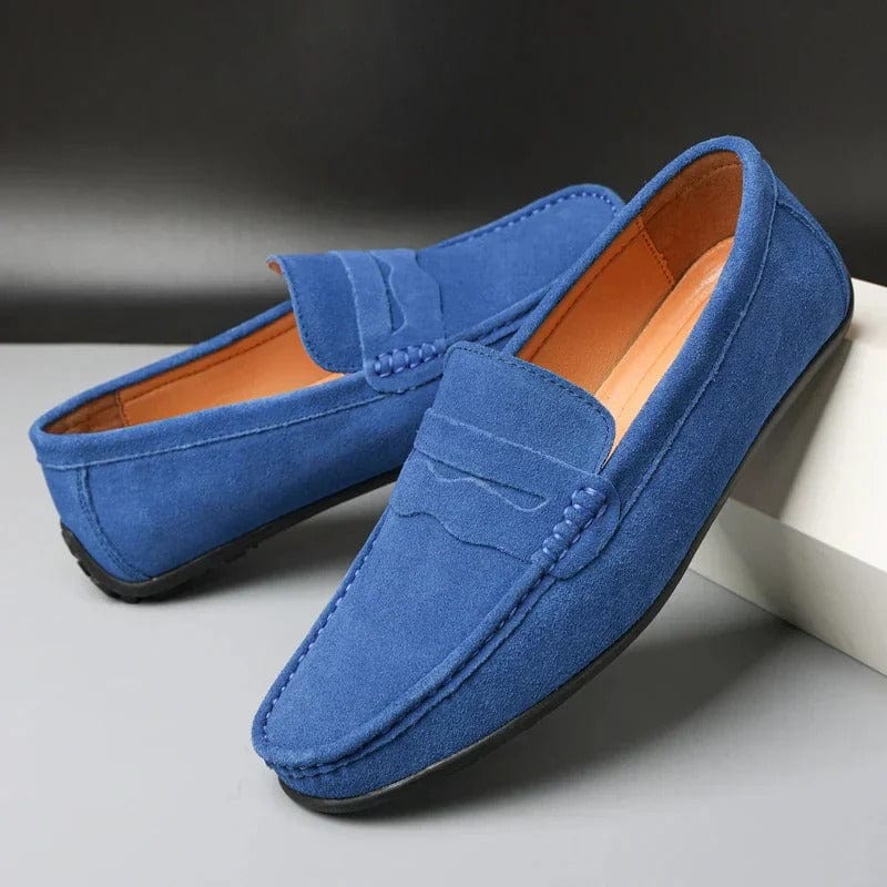 Riccardo™ | Luxe Wildleder Loafers met Gepolsterd Voetbed voor Stijl en Comfort