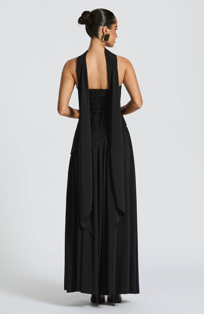 Nerina | Strapless Avondjurk Met Split