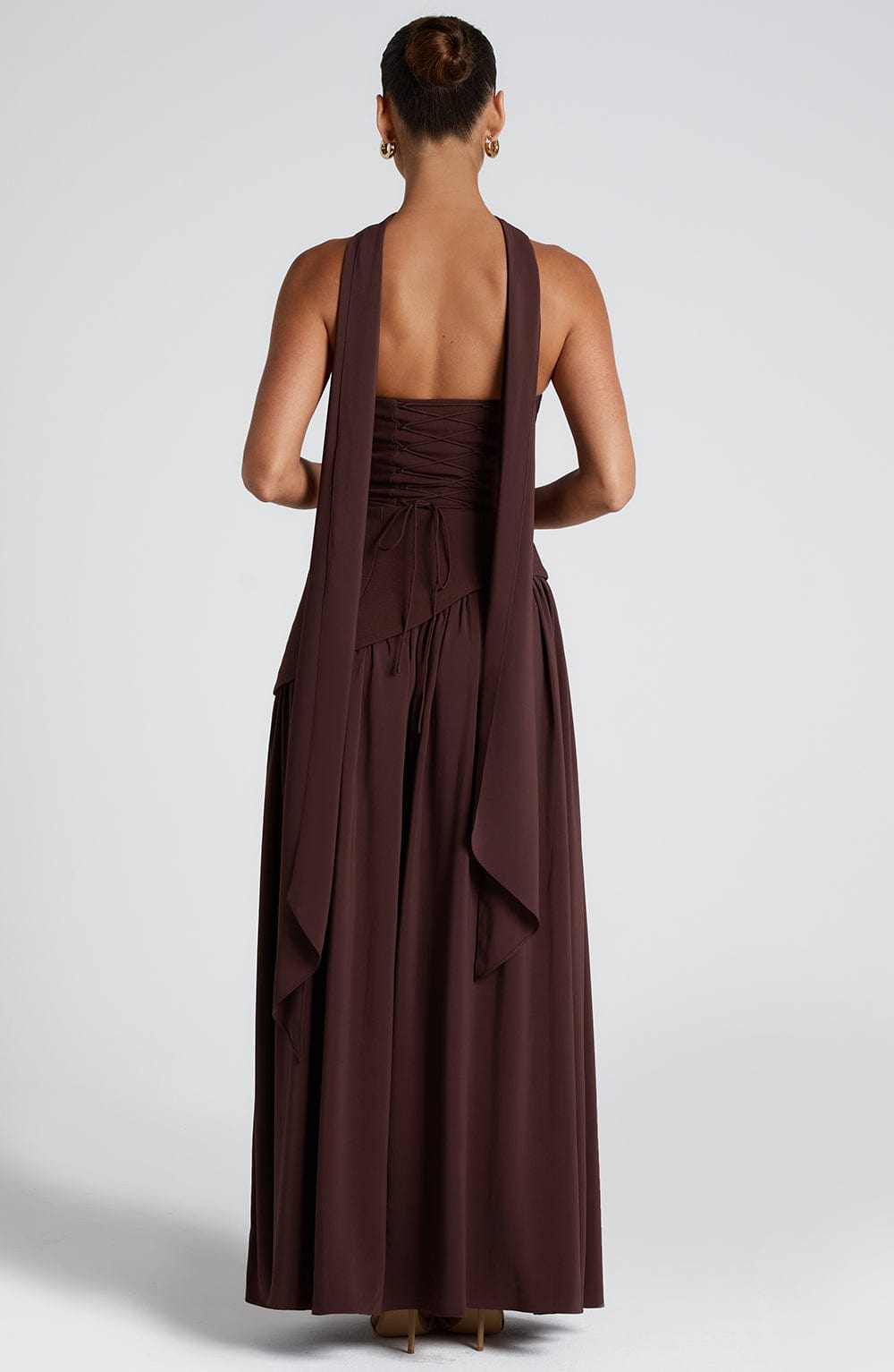 Nerina | Strapless Avondjurk Met Split