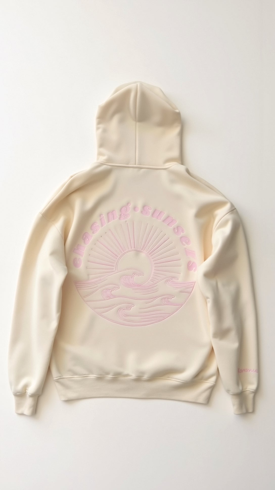 Isla | Oversized Hoodie Dames Met Palmboomprint en Rugdesign