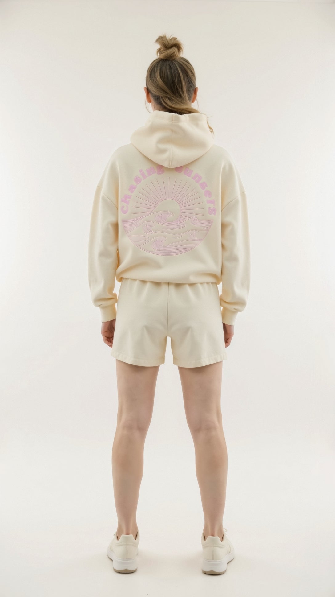 Isla | Oversized Hoodie Dames Met Palmboomprint en Rugdesign