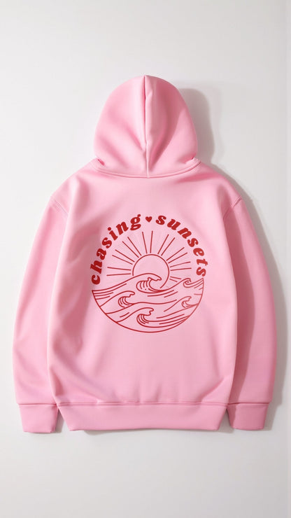Isla | Oversized Hoodie Dames Met Palmboomprint en Rugdesign