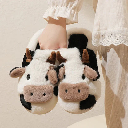 MooMoo| Schattige Koe Pantoffels Dames
