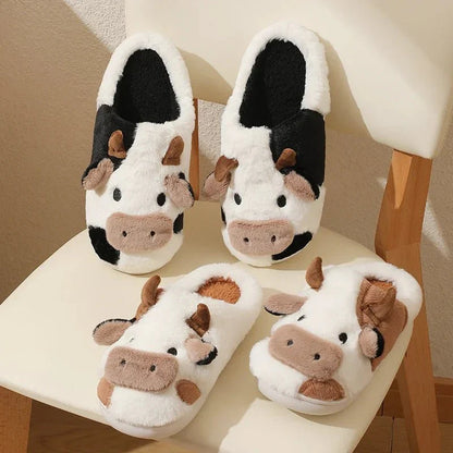 MooMoo| Schattige Koe Pantoffels Dames