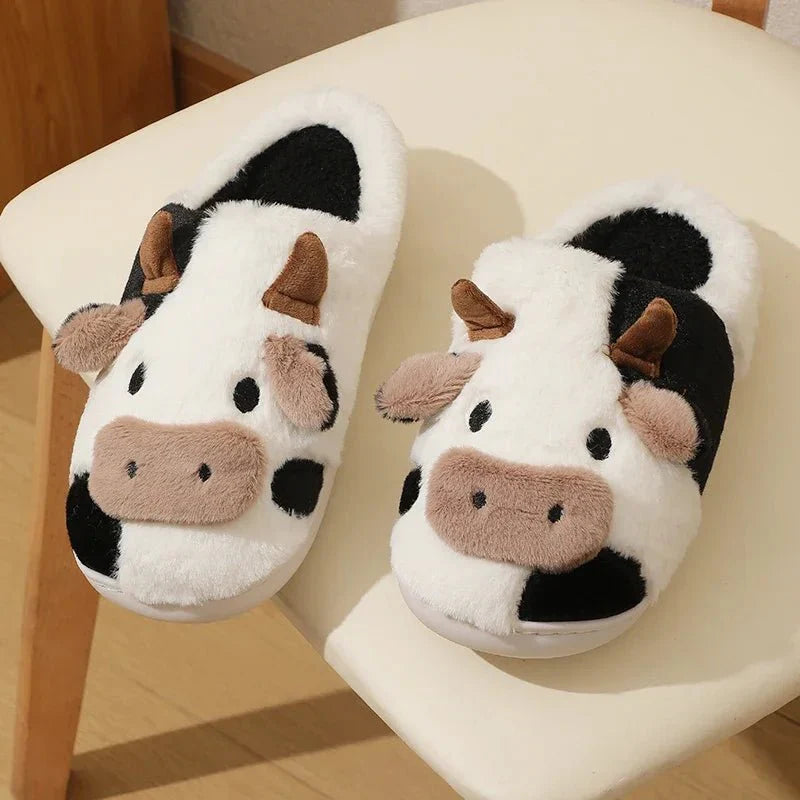 MooMoo| Schattige Koe Pantoffels Dames