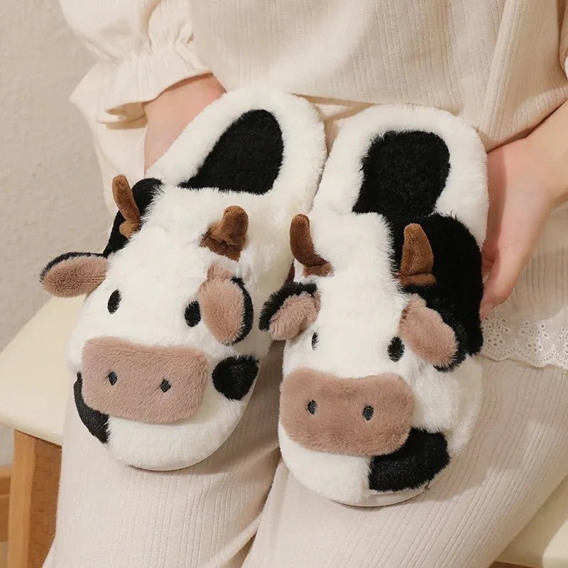 MooMoo| Schattige Koe Pantoffels Dames