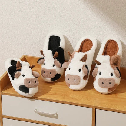 MooMoo| Schattige Koe Pantoffels Dames