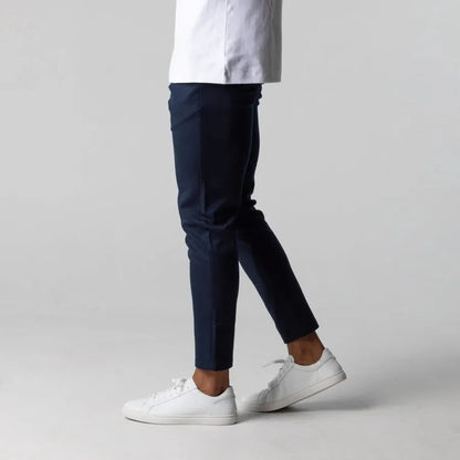 Nicolò | Slim Fit Stretch Chino Met Cropped Pijp Heren