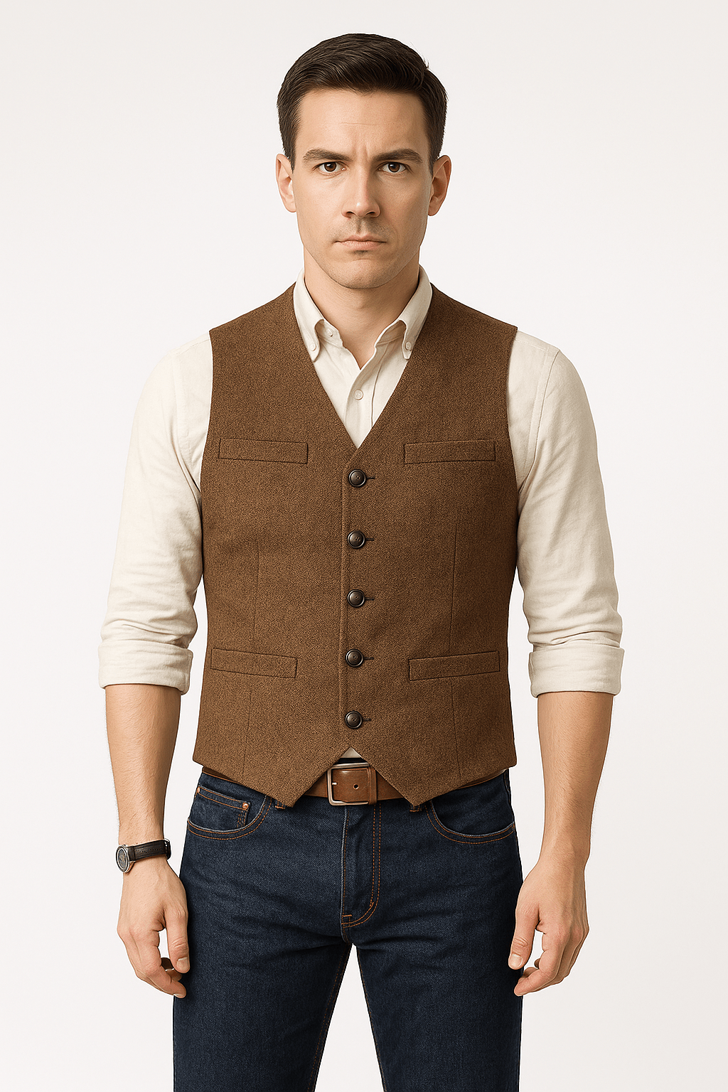 Silvano | Klassiek Herengilet Slim-Fit Voor Feestelijke en Smart Casual Looks