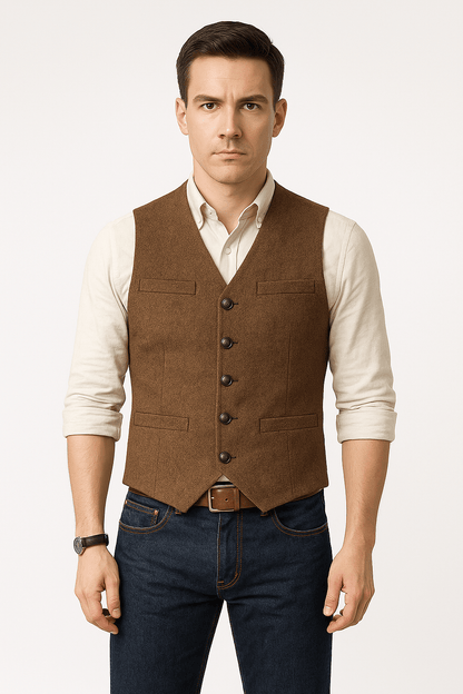 Silvano | Klassiek Herengilet Slim-Fit Voor Feestelijke en Smart Casual Looks