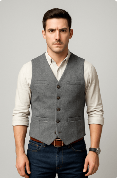Silvano | Klassiek Herengilet Slim-Fit Voor Feestelijke en Smart Casual Looks
