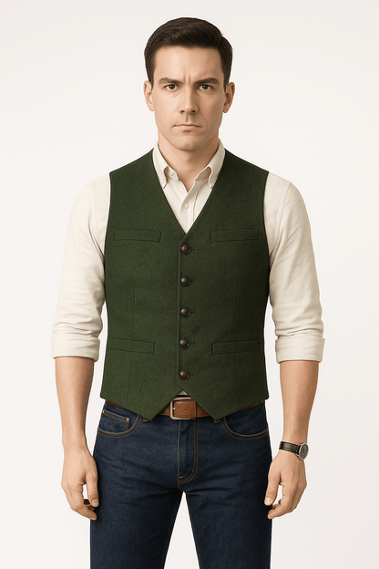 Silvano | Klassiek Herengilet Slim-Fit Voor Feestelijke en Smart Casual Looks