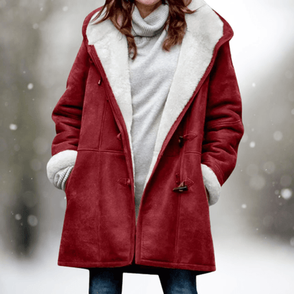 Lunaria | Dames Winterjas met Imitatiebont
