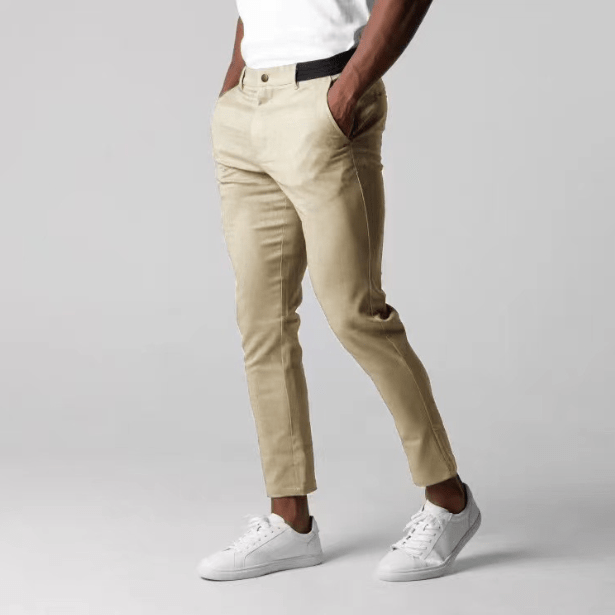 Nilo | Slim Fit Jogger Heren Met Tapered Pijpen en Elastische Tailleband
