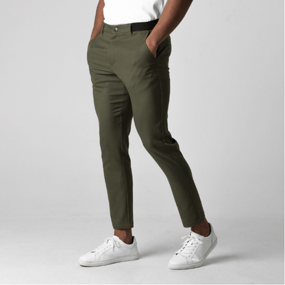 Nilo | Slim Fit Jogger Heren Met Tapered Pijpen en Elastische Tailleband