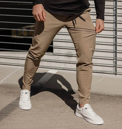 Nilo | Slim Fit Jogger Heren Met Tapered Pijpen en Elastische Tailleband