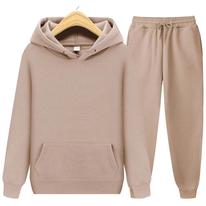 Rivano | Unisex Hoodie Set Met Joggingbroek En Strikkoord
