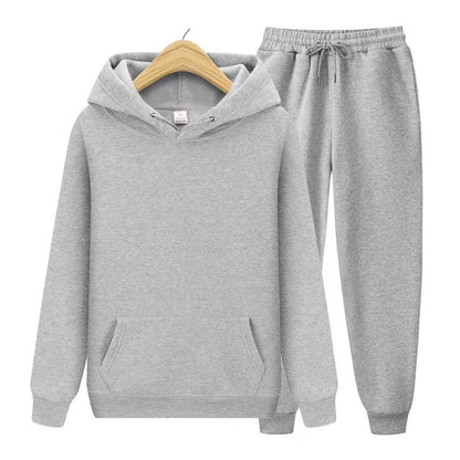 Rivano | Unisex Hoodie Set Met Joggingbroek En Strikkoord