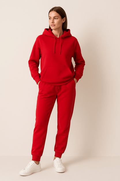 Rivano | Unisex Hoodie Set Met Joggingbroek En Strikkoord