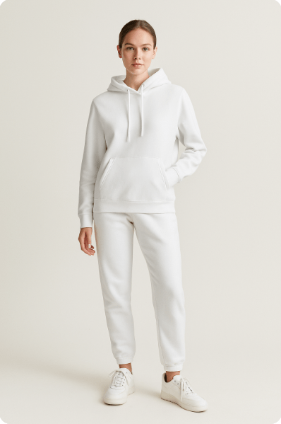 Rivano | Unisex Hoodie Set Met Joggingbroek En Strikkoord