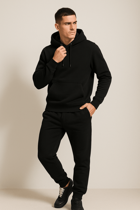 Rivano | Unisex Hoodie Set Met Joggingbroek En Strikkoord