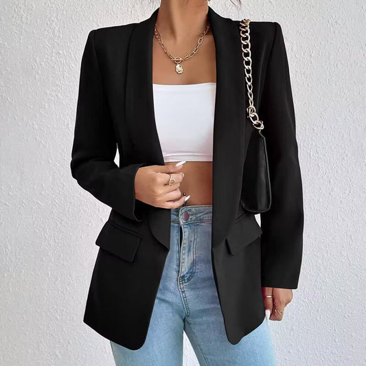 Valeria | Getailleerde Open Blazer Dames Zonder Knopen – Stijlvol en Veelzijdig
