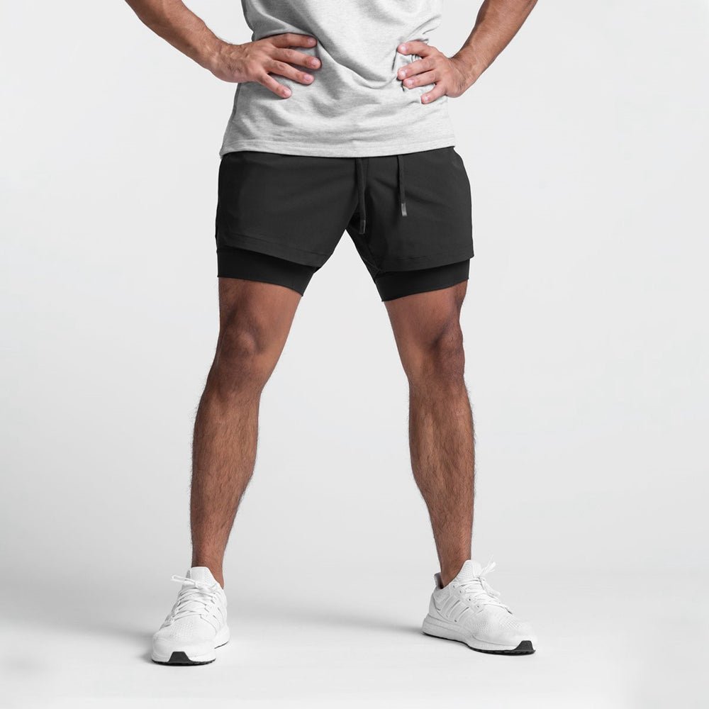 Arenzo | Lichtgewicht Heren Sportshort Met Sneldrogende Stof En Elastische Tailleband
