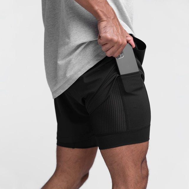 Arenzo | Lichtgewicht Heren Sportshort Met Sneldrogende Stof En Elastische Tailleband