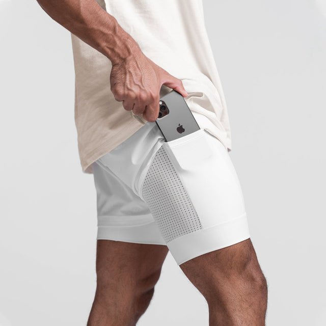 Arenzo | Lichtgewicht Heren Sportshort Met Sneldrogende Stof En Elastische Tailleband