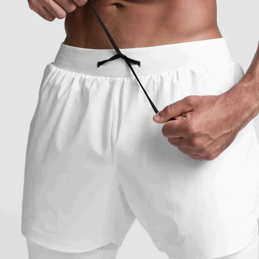 Arenzo | Lichtgewicht Heren Sportshort Met Sneldrogende Stof En Elastische Tailleband