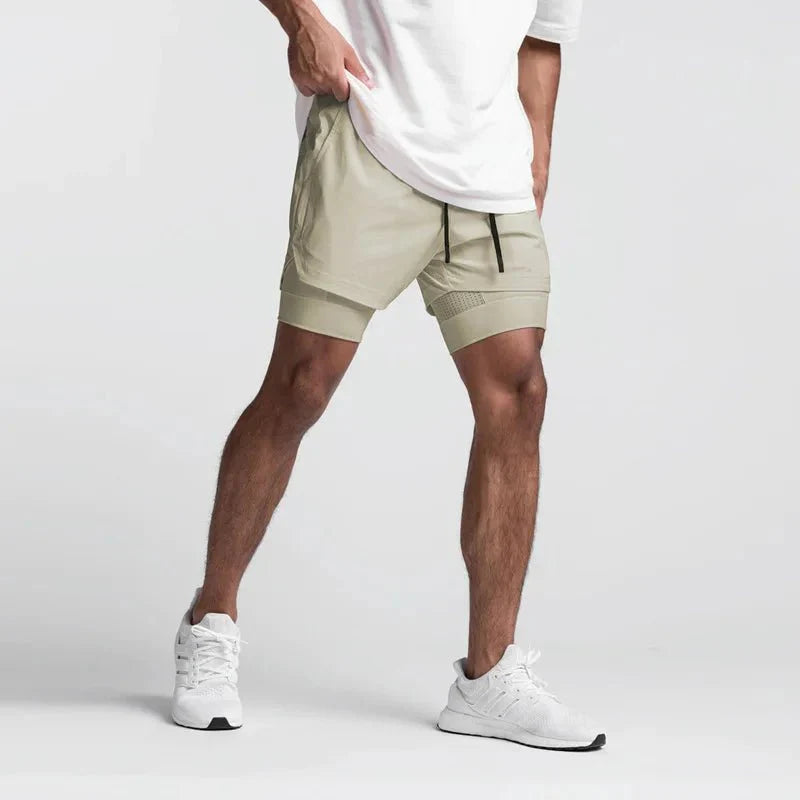 Arenzo | Lichtgewicht Heren Sportshort Met Sneldrogende Stof En Elastische Tailleband