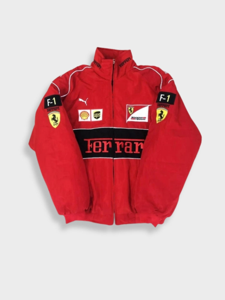 Nika™ | Vintage Ferrari Racer Jack met Sportieve Stijl en Duurzame Materialen