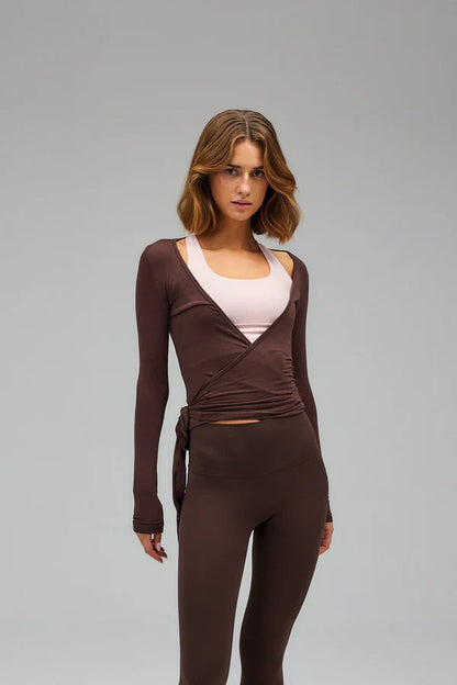 Noelle | Getailleerde Wikkel Top